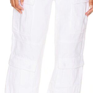 GRLFRND The Lex Cargo Jean in White